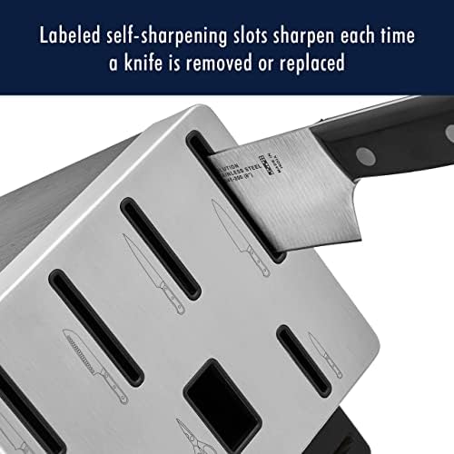16-Piece Solution Razor-Sharp Knives Block Set