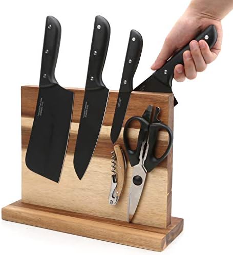 Resafy Magnetic Knife Block Acacia Wood