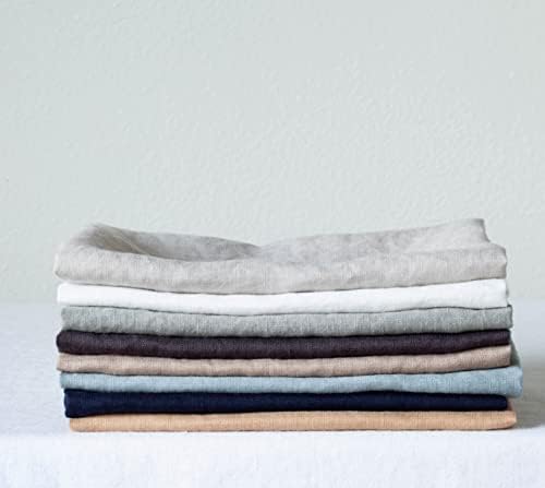 Stonewashed Flax Linen Towels 20x27 inches Eco-Soft kitchen tea towels
