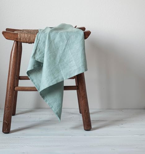 Stonewashed Flax Linen Towels 20x27 inches Eco-Soft kitchen tea towels
