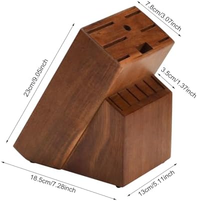 10-Piece Kitchen Knife Block for Organization