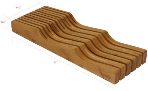 Bamboo Knife Organizer