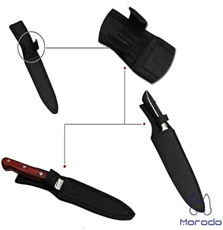 Morodo 1112 Chef Knife Scabbard Sheath Black Nylon