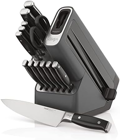 Ninja 14-Piece Knife Set with Black Block and NeverDull Sharpener