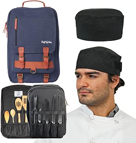 Sturdy Retro Chef Backpack With Kitchen Gadgets