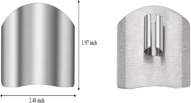 3-Piece Steel Finger Protectors for Safe Cooking