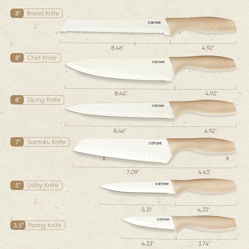 Premium 12-Piece Knife Set by CAROTE