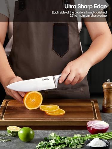 Aiheal Premium 17-Piece All-Purpose Knife Set
