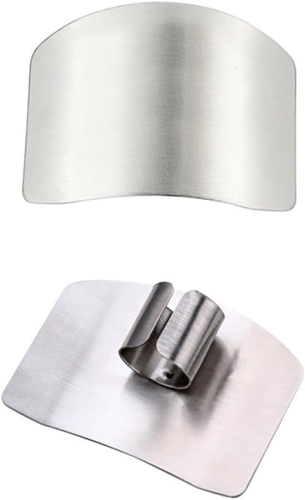 Stainless Steel Cutting Finger Protectors - 5 Piece Set