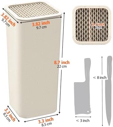NEWE Knife Block Modern Kitchen Organizer