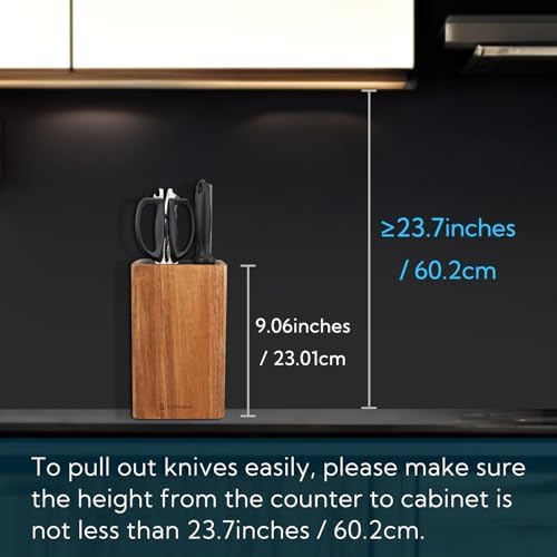 KITCHENDAO Universal Knife Block