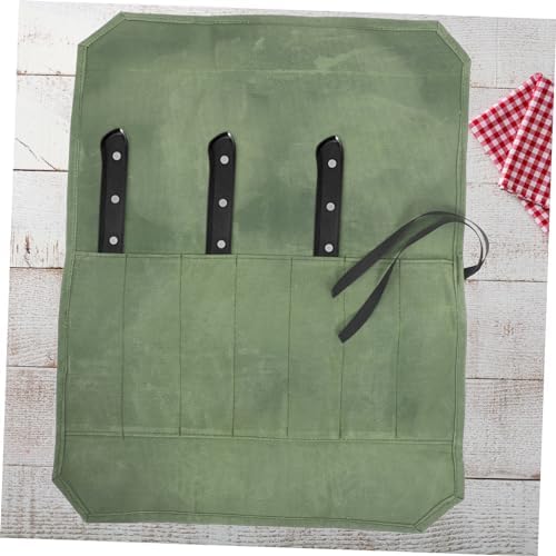 Wet Waxed Canvas Knife Storage Bag Patented Convenient Travel Companion