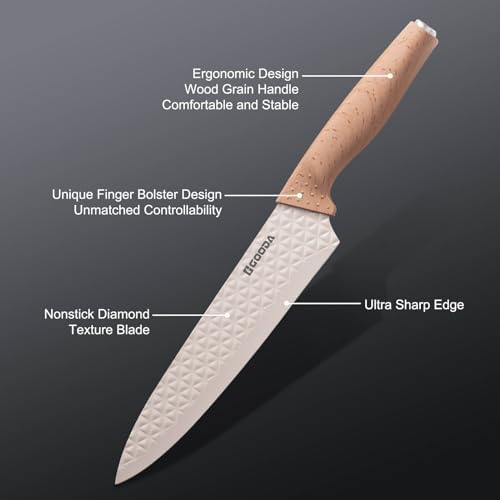 The Gooda Professional Chefs Knives Set for Kitchen Assistants