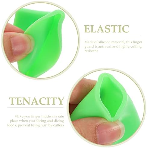 Callaron 2-Piece Kitchen Cut Protect Finger Guards Silicone Knives Universal Blade Covers