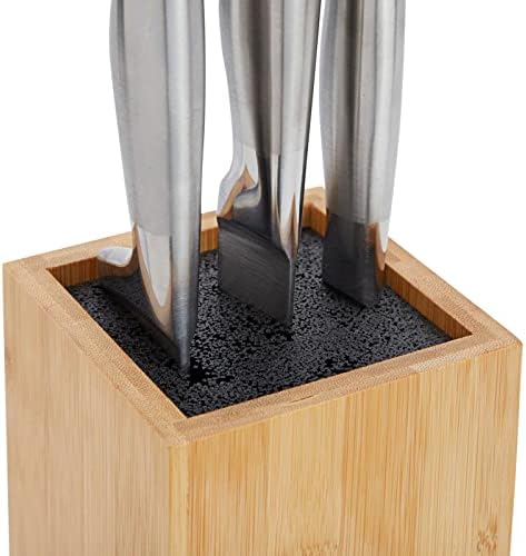 Elevate Your Kitchen with Juvale Bamboo Knife Block