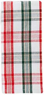 SKL Home Two Red Dish Towels with La Llama Design