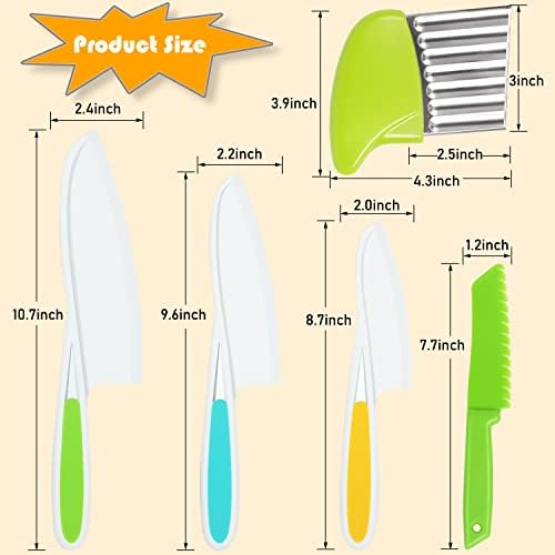 5-in-1 Safe Knives Set for Kids