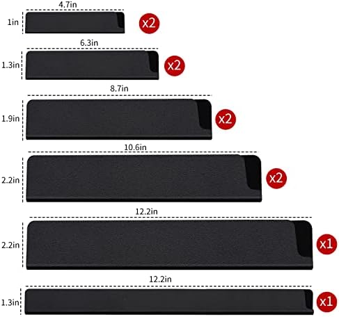 10-Piece Knife Edge Guards Set Non-BPA Waterproof