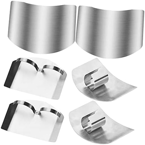 12 Pcs Stainless Steel Finger Guard Chopping Boards