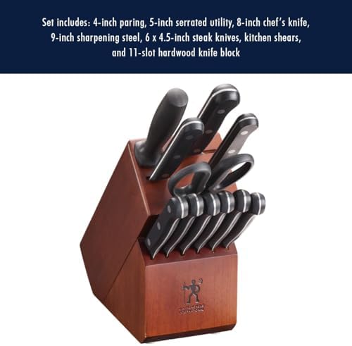Professional Quality 12-Piece Knife Set by Henckels