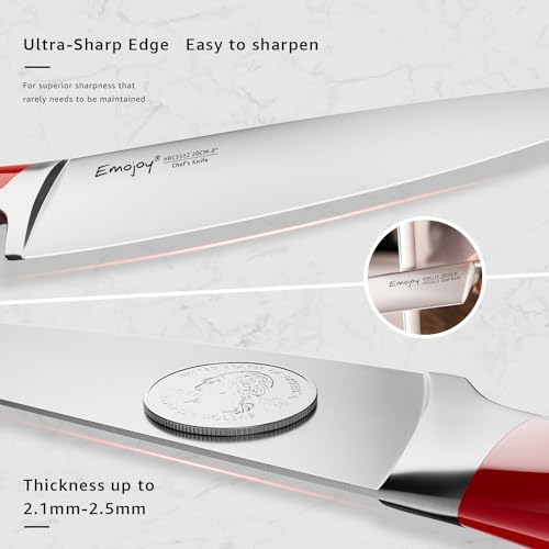 15-Piece Kitchen Knife Set with Premium stainless steel and Sharp Knives