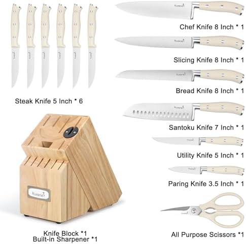 15-Piece Chef Knife Set