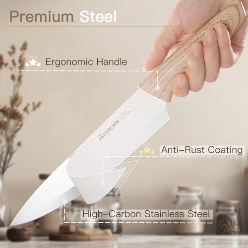 Astercook 13-Piece Kitchen Knives Set
