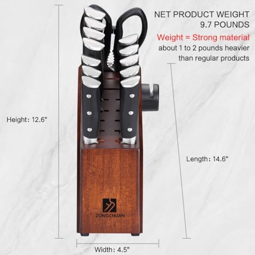 15-Piece Sharp Knife Set for Home Cooking