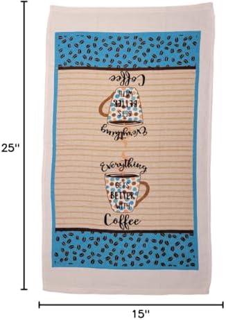 Hand Towel Set 2 Pack with Saguaro Acres Magnet 1