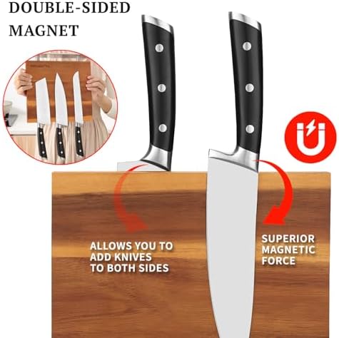 Sturdy Magnetic Knife Strips Holder for Kitchen Storage Organization