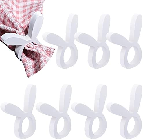 Easter Bunny Napkin Rings Set