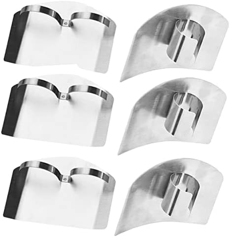 12 Pcs Stainless Steel Finger Guard Chopping Boards
