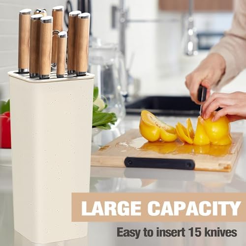 NEWE Knife Block Modern Kitchen Organizer