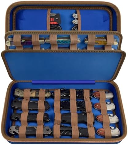 Sturdy Folding Knives Organizer for EDC Camping Survival