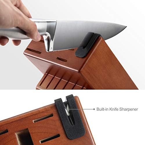 Premium German Stainless Steel Knife Set with Built-in Sharpener