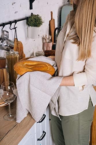 Effortless Drying Flax Tea Towels