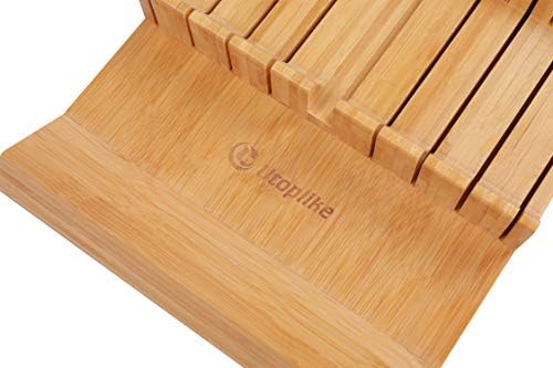 Utoplike Bamboo Knife Block