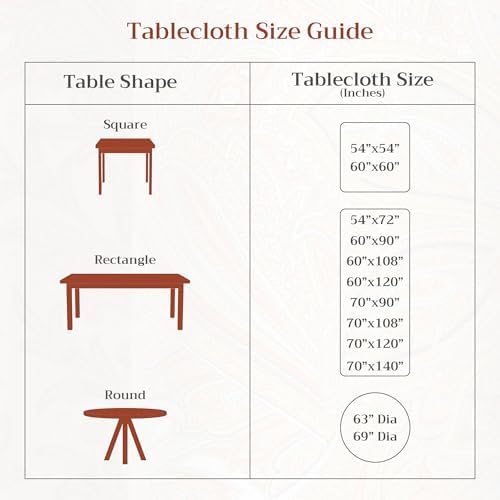 Maison dHermine 60x120 Rectangle Tablecloth Cotton