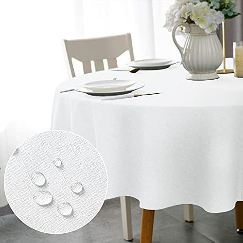 Qidordour Round Dining Tablecloth 60 inch