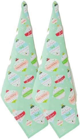 DII Holiday Dish Towels Set - 18x28 Made for Your Kitchen