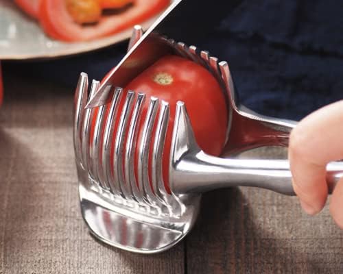 High-Quality 304 Stainless Steel Tomato Lemon Slicer Holder