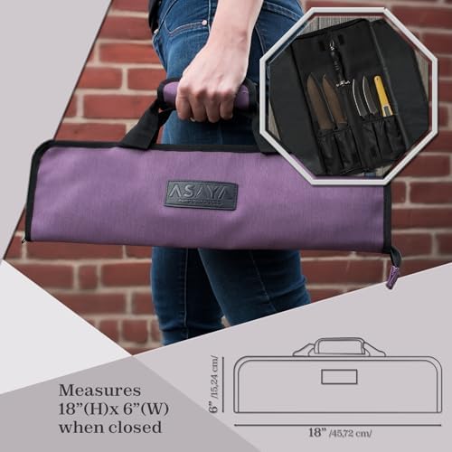 Asaya Chef Knife Roll Bag - 12 Pockets