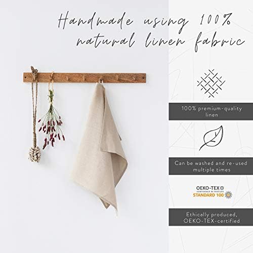 Perfect Linen Tea Towels Set of 3 Soft Eco-Friendly Daily Use