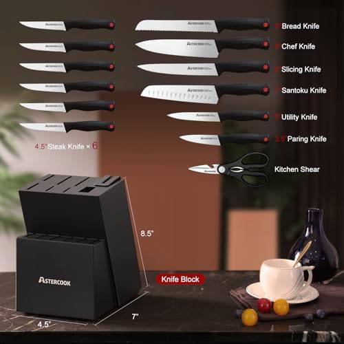Ultimate 15-Piece Knife Collection for Home Kitchen