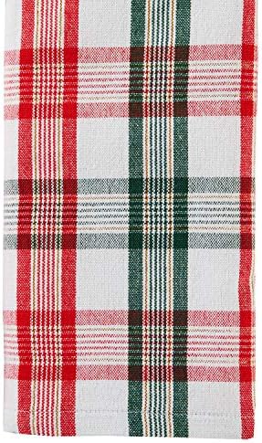 SKL Home Two Red Dish Towels with La Llama Design