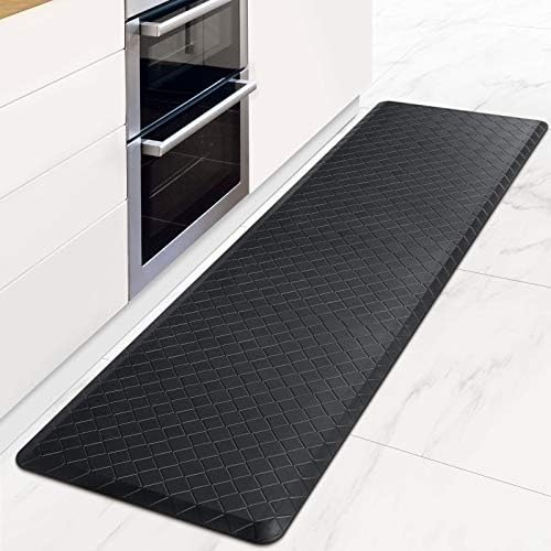 HappyTrends Anti-Fatigue Kitchen Mat Waterproof 173x60 Ergonomic