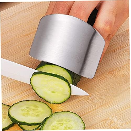 Stainless Steel Cutting Finger Protectors - 5 Piece Set