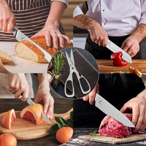 14-Piece Knife Set with Built-In Sharpener