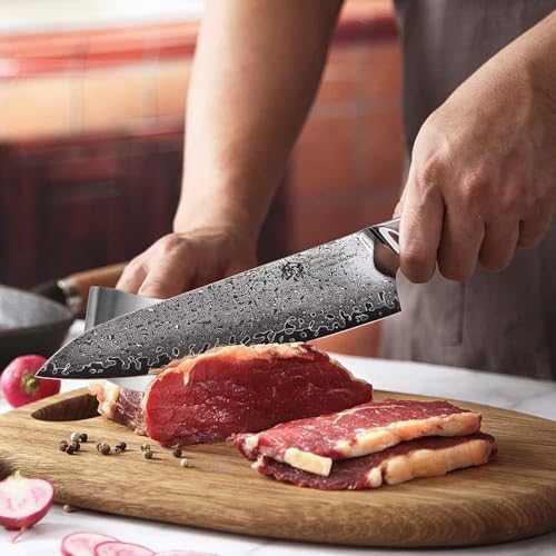 BINGONE 5 PCS Stainless Steel Finger Guard for Cutting Food