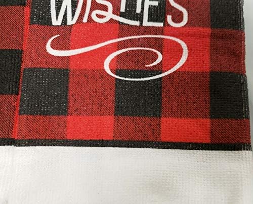 Christmas Winter Home 2 Different Printed Microfiber Towels Deck the Halls